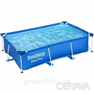 
Каркасний басейн Bestway 56401 (221х150х43 см)
Простий та зручний басейн Bestwa. . фото 1
