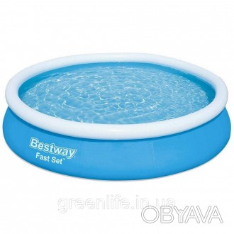 
Надувний круглий басейн Bestway 57274 (366х76 см) з картриджним фільтром
Басейн. . фото 1