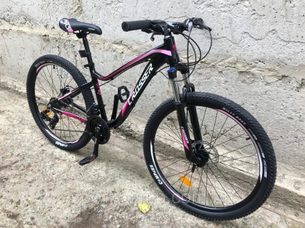 Велосипед Crosser Mary 27.5" (рама 15,5) чорно-рожевий
Crosser Mary 26 - велосип. . фото 4