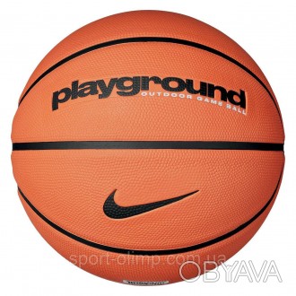 Мяч баскетбольный Nike Everyday Playground 8P Deflated Size 5 Amber / Black (N.1. . фото 1