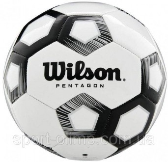 Мяч футбольный Wilson Pentagon white/black size 5 WTE8527XB05
Футбольный мяч Wil. . фото 2