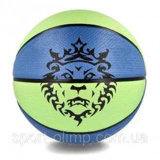 Мяч баскетбольный Nike PLAYGROUND 2.0 8P L JAMES DEFLATED LIME GLOW/BK/UNIVERSIT. . фото 3