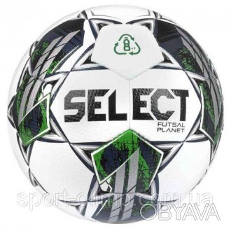 Мяч футзальный Select FUTSAL PLANET v22 бело-зеленый размер 4 103346-327 4
Матче. . фото 1