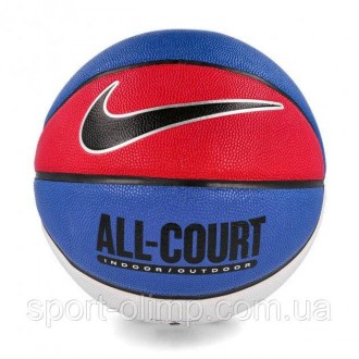 Мяч баскетбольный Nike EVERYDAY ALL COURT 8P DEFLATED GAME ROYAL/BLACK/METALLIC . . фото 3