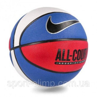 Мяч баскетбольный Nike EVERYDAY ALL COURT 8P DEFLATED GAME ROYAL/BLACK/METALLIC . . фото 5