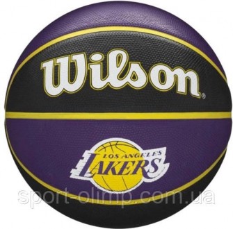 Мяч баскетбольный Wilson NBA Team Tribute Outdoor Size 7 (WTB1300XBLAL)
Мяч баск. . фото 2