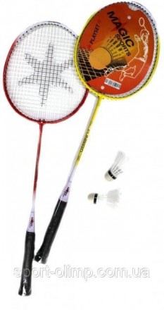 Набір для бадмінтону Magic Sports Badminton 2-Player Set FUNBIRD призначений для. . фото 3