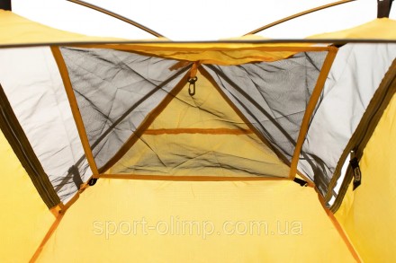 Универсальная трехместная туристичсекая палатка Tramp SCOUT 3 (V2) green UTRT-05. . фото 9