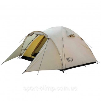 Четырехместная универсальная туристическая палатка Tramp Lite CAMP 4 sand UTLT-0. . фото 2