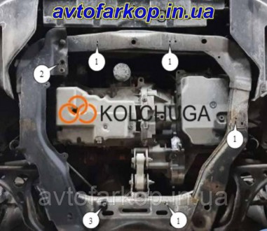  
Защита двигателя, КПП для автомобиля:
Mazda 6 GH USA (2007-2012) Кольчуга
Защи. . фото 4