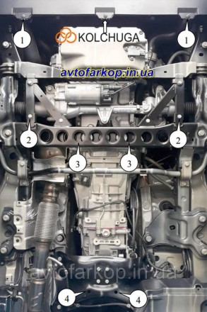 Защита двигателя, КПП для автомобиля:
Mercedes-Benz Vito D (W447) (2014-2019) Ко. . фото 4