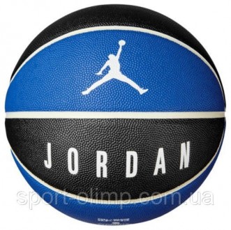 М'яч баскетбольний Nike Jordan Ultimate 8P р. 7 Black/Hyper Royal/White/Whit. . фото 2