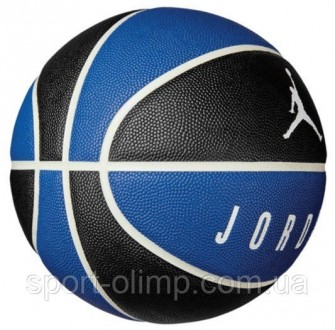 М'яч баскетбольний Nike Jordan Ultimate 8P р. 7 Black/Hyper Royal/White/Whit. . фото 3
