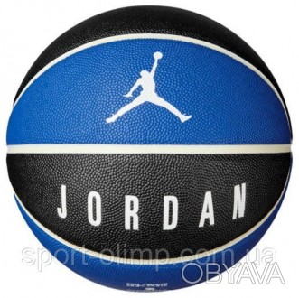 М'яч баскетбольний Nike Jordan Ultimate 8P р. 7 Black/Hyper Royal/White/Whit. . фото 1