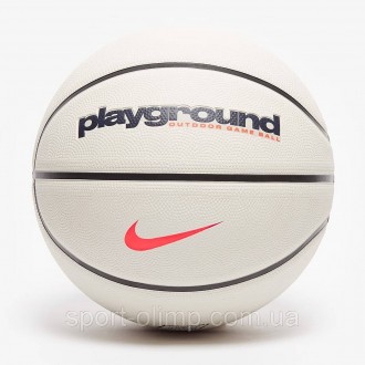 Мяч баскетбольный Nike All Court 8P 2.0 LeBron James р. 7 Amber/Black/Metallic S. . фото 3