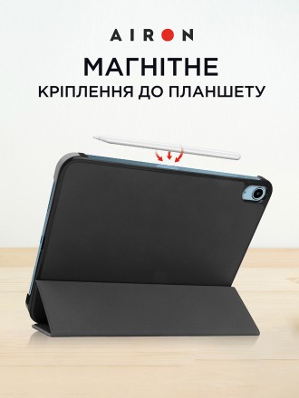 Чехол AIRON Premium для iPad 10.9 10th 2022 года в черном цвете.Сделайте так, чт. . фото 4