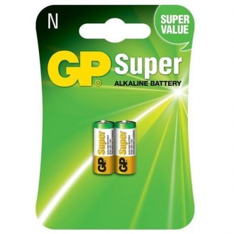 Батарейка GP Super alkaline LR1 (2 штуки). Луцьк. фото 1 Батарейка GP Super alkaline LR1 (2 штуки). Луцьк. фото 1