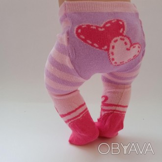Одежда для куклы Беби Бона / Baby Born 40-43 см колготы розовый 8624