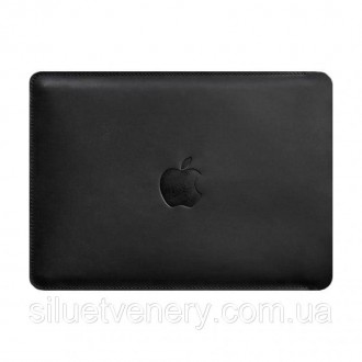 Чорний чохол з натуральної шкіри підійде для ноутбуків:
MacBook Pro 16" (2021) —. . фото 5