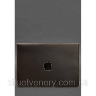 Шкіряний чохол-конверт на магнітах для:
MacBook Pro 16" (2020) – 35,8х24,6х1,5 с. . фото 3