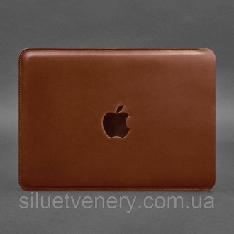  Шкіряний світло-коричневий чохол для MacBook Pro Air 13 '' (з 2018 року) і Pro . . фото 6