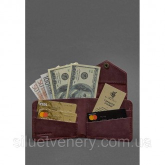 
Класична модель - стильний компактний портмоне з невеликим відділенням для моне. . фото 3