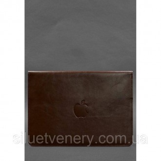  Шкіряний чорний чохол для:
MacBook Pro 16" (2020) - 35,8х24,6х1,5 см,
MacBook P. . фото 3