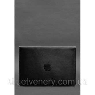  Шкіряний чорний чохол для MacBook Air 13 '' (з 2018 року) і Pro 13 '' (з 2016 р. . фото 3