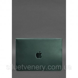 Шкіряний чохол-конверт на магнітах для MacBook 14 виготовлений з високоякісної н. . фото 3