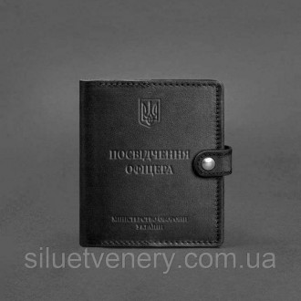 Шкіряна обкладинка-портмоне на Посвідчення офіцера від бренду БланкНот спеціальн. . фото 6
