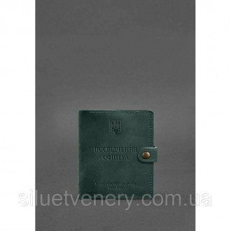 Шкіряна обкладинка-портмоне на посвідчення офіцера від бренду БланкНот спеціальн. . фото 2