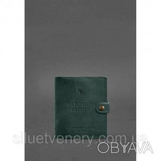 Шкіряна обкладинка-портмоне на посвідчення офіцера від бренду БланкНот спеціальн. . фото 1