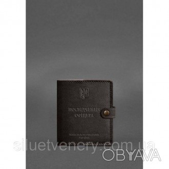 Шкіряна обкладинка-портмоне на Посвідчення офіцера від бренду БланкНот спеціальн. . фото 1