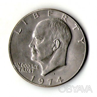 США 1 доллар 1974 года лунный .Эйзенхауэр №136