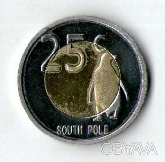 Южный полюс 25 центов 2013 год  №497