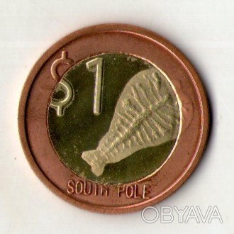 Южный полюс 1 доллар  2013 год №595