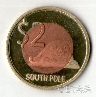 Южный полюс 2 доллара  2013 год №598