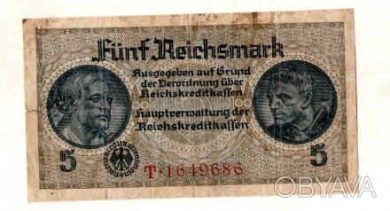 Германія 5 марок 1939 рік 3 рейх №078