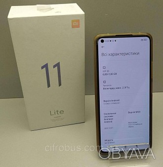 Мобильный телефон смартфон Б/У Xiaomi Mi 11 Lite 6/64Gb