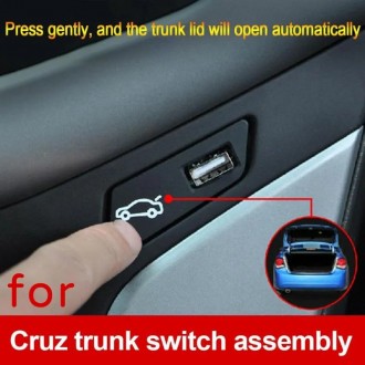 КНОПКА открытия багажника с подсветкой и USB Chevrolet Cruze 2009-2014 
Матерьял. . фото 7