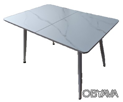 
Стильний та лаконічний стіл кухонний розкладний кераміка з МДФ DAOSUN DT 20004В. . фото 1