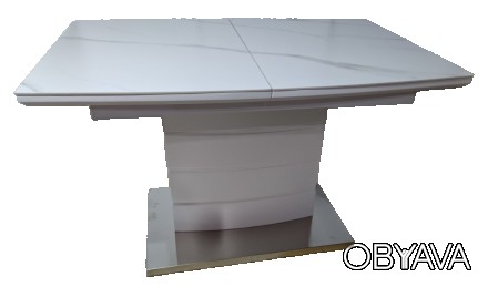 
Стіл обідній розкладний кераміка з МДФ DAOSUN DT 8053 виконаний в мінімалістичн. . фото 1