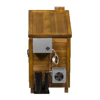 
 
 Коптильня холодного копчения с деревянным шкафом выполнена с экологически чи. . фото 4
