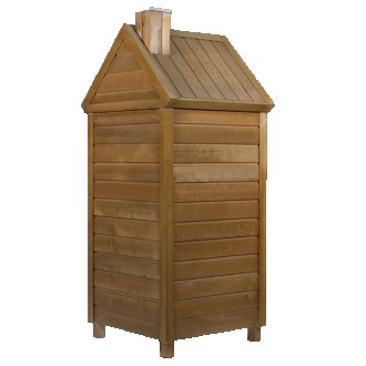
 
 Коптильня холодного копчения с деревянным шкафом выполнена с экологически чи. . фото 6