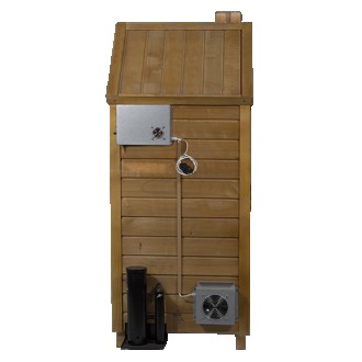 
 
 Коптильня холодного копчения с деревянным шкафом выполнена с экологически чи. . фото 5