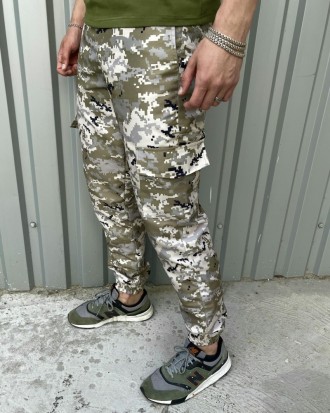 
 
 Легкие штаны из прочной ткани военного образца.
- Материал: полиэстер высоко. . фото 3