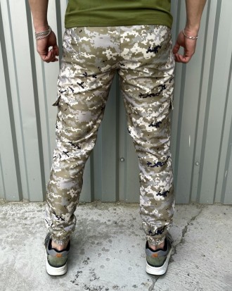 
 
 Легкие штаны из прочной ткани военного образца.
- Материал: полиэстер высоко. . фото 4