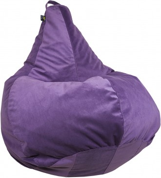 Кресло мешок Тринити-11 Тia-sport Характеристика: Цвет - Фиолет Материал - Велюр. . фото 4