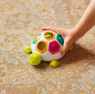 Черепашка Шелли – замечательная развивающая игрушка для тренировки маленьких пал. . фото 6