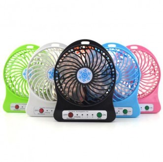 Портативний USB мінівентилятор з акумулятором Portable Mini Fan (настільний)
Пор. . фото 3